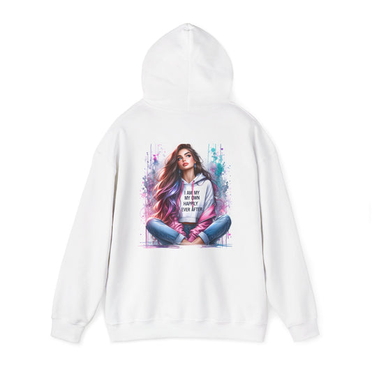 I Am My Own Happily Ever After Colorful Inspirational Hoodie - Unisex Heavy Blend™ Sweatshirt