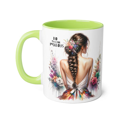 Funny Accent Mug - No Time For F*boys 11oz