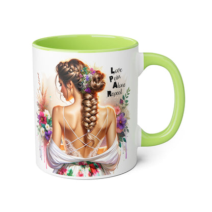 Inspirational Accent Mugs for Coffee Lovers, Beautiful Art, Gift for Friends, Motivational Quotes, Home Decor, Unique Office Mugs
