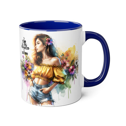 Funny Accent Mug - My Taste in Men is Probably a Disability Humor 11oz Cup