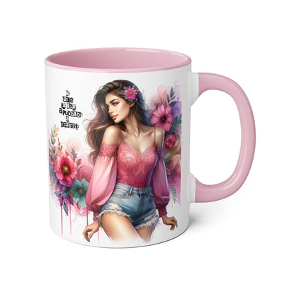 Funny Accent Mug - My Taste in Men is Probably a Disability Humor 11oz Cup