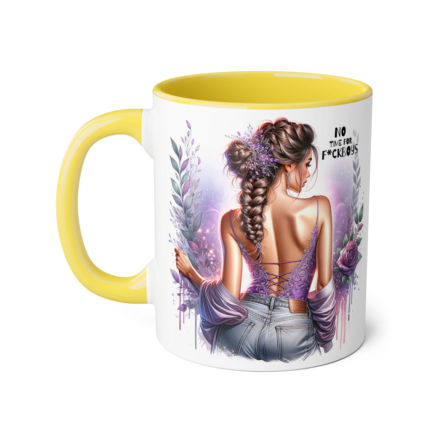 Funny Accent Mug - No Time For F*boys 11oz