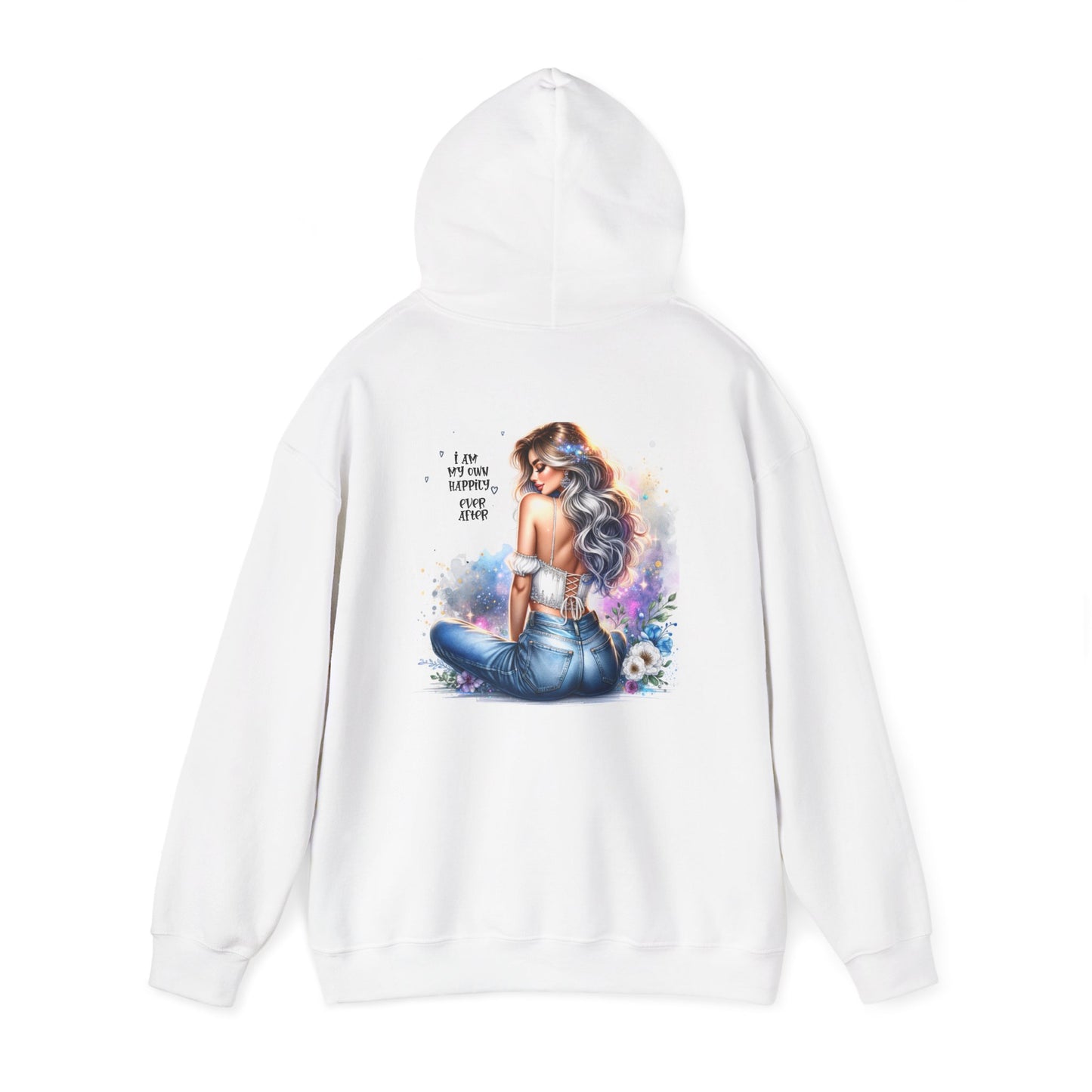 Cozy Inspirational Unisex Hoodie - 'I Am My Own Happily Ever After ' Graphic