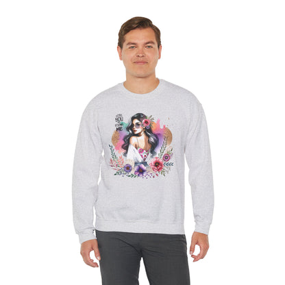 Lost You And Found Me Bohemian Floral Sweatshirt | You Are Beautiful | Cozy Unisex Crewneck for Women, Gift for Her, Casual Wear, Spring Fashion
