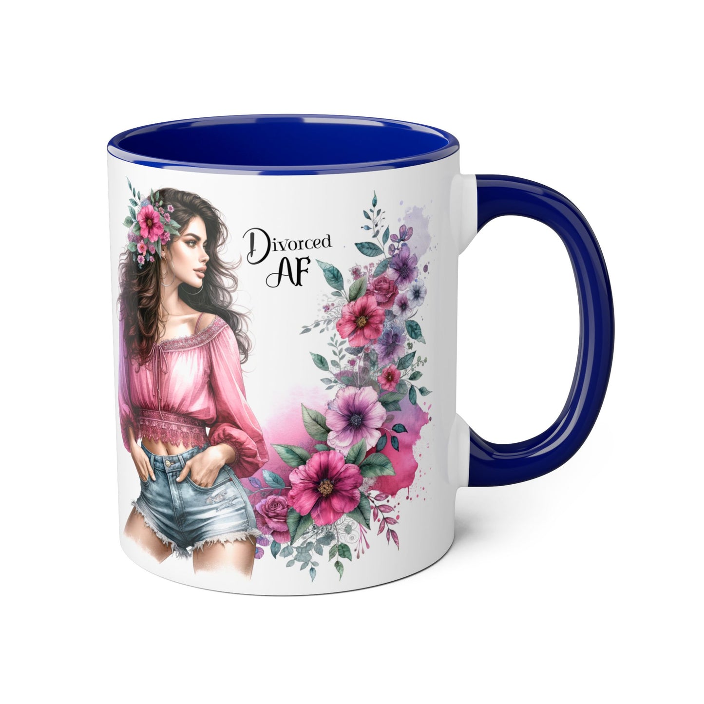 Stylish Floral Accent Mug, Perfect Gift for Divorced Friends, Motivational Coffee Cup, Unique Home Decor, Self-Love Reminder, Fun [...]