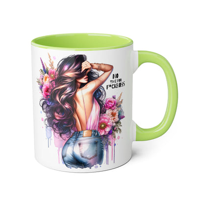 Funny Accent Mug - No Time For F*boys 11oz