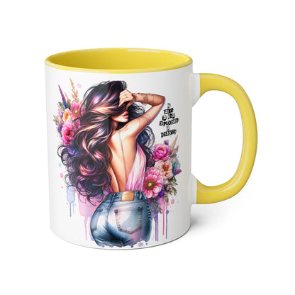 Funny Accent Mug - My Taste in Men is Probably a Disability Humor 11oz Cup