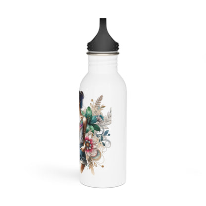 I Don't Make Mistakes, I Date Them Floral Art Water Bottle, Inspired Gift for Travelers, Eco-Friendly Hydration, Fitness and Outdoor Use, Cute Drinkware