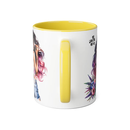 It's Not Me, It's You Humoristic Styled Floral Accent Mug - Perfect Gift for Her, Coffee Lover, Mother’s Day, Birthday, Home Decor, Personalized Tea Cup