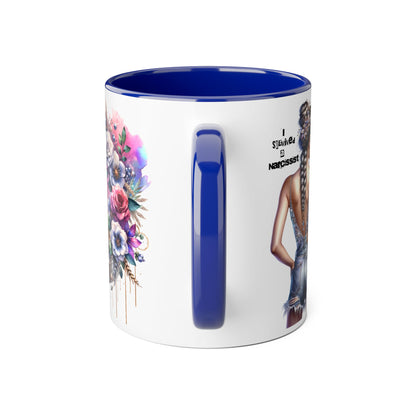Bohemian Accent Mug with Floral Design | Inspirational Gift, Coffee Mug, Home Decor, Unique Art Mug, Perfect for Any Occasion