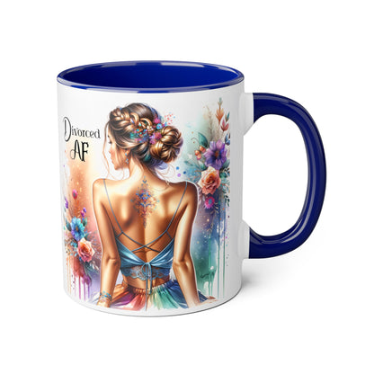 Divorced AF Accent Mug
