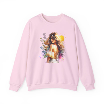I Don`t  Make Mistakes, I Just Date Them Chic Floral Art Crewneck Sweatshirt, Cozy Gift for Her, Casual Wear, Fashionable Sweatshirt, Relaxed Style