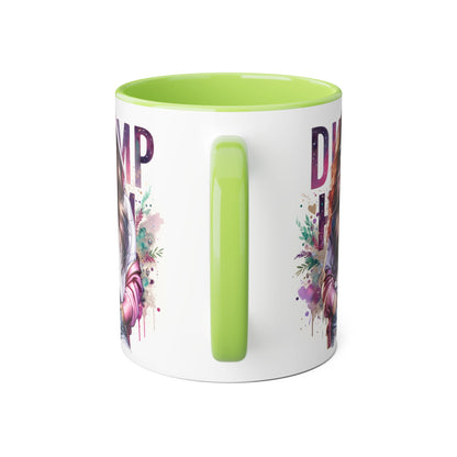 Colorful Dump Hair Mug | Trendy Coffee Cup, Unique Gift for Her, Inspirational Art, Fun Drinkware, Coffee Lovers