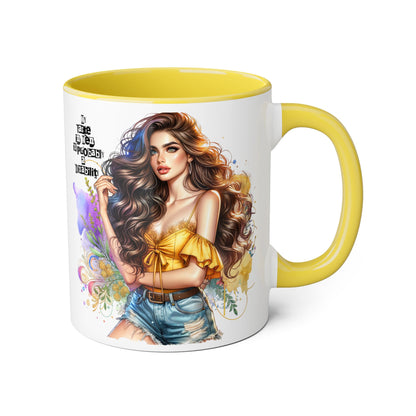 Funny Accent Mug - My Taste in Men is Probably a Disability Humor 11oz Cup