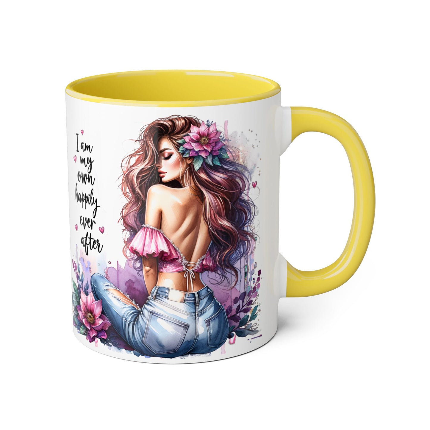 I Am My Own Happily Ever After Empowering Self-Love Accent Mug - 11oz