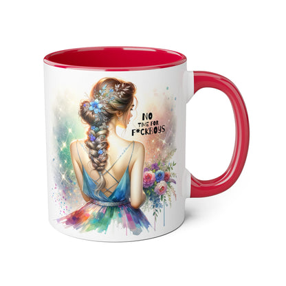 Funny Accent Mug - No Time For F*boys 11oz