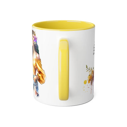 I Can Buy Myself Flowers Floral Bohemian Accent Mug - Perfect Gift for Flower Lovers, Art Enthusiasts, Home Decor, Spring Celebrations, Coffee Lovers