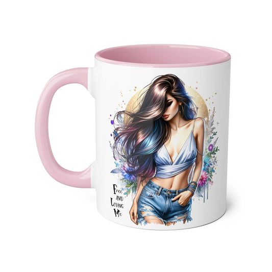 Vibrant Accent Mugs, 11oz with Artistic Design – Perfect for Coffee Lovers and Gift Occasions: Home Decor, Unique Gifts, Art Mugs, [...]
