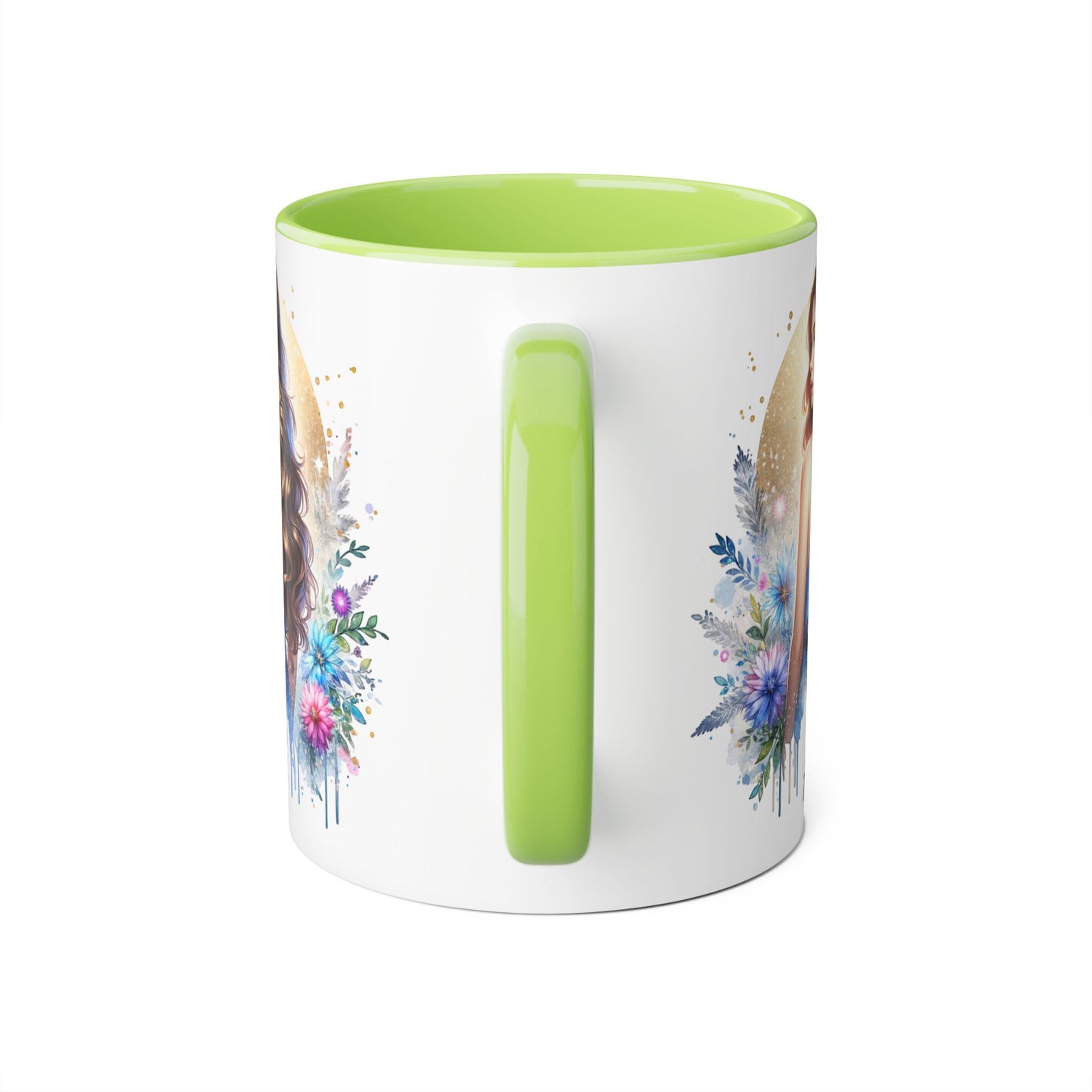 Yuck Fou Floral Accent Mug Collection - Inspirational Coffee Cup for Women, Unique Gift for Friends, Home Decor, Birthday Present, Self-Care Tea Mug
