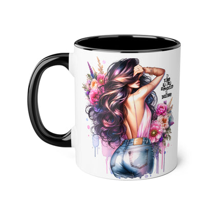 Funny Accent Mug - My Taste in Men is Probably a Disability Humor 11oz Cup