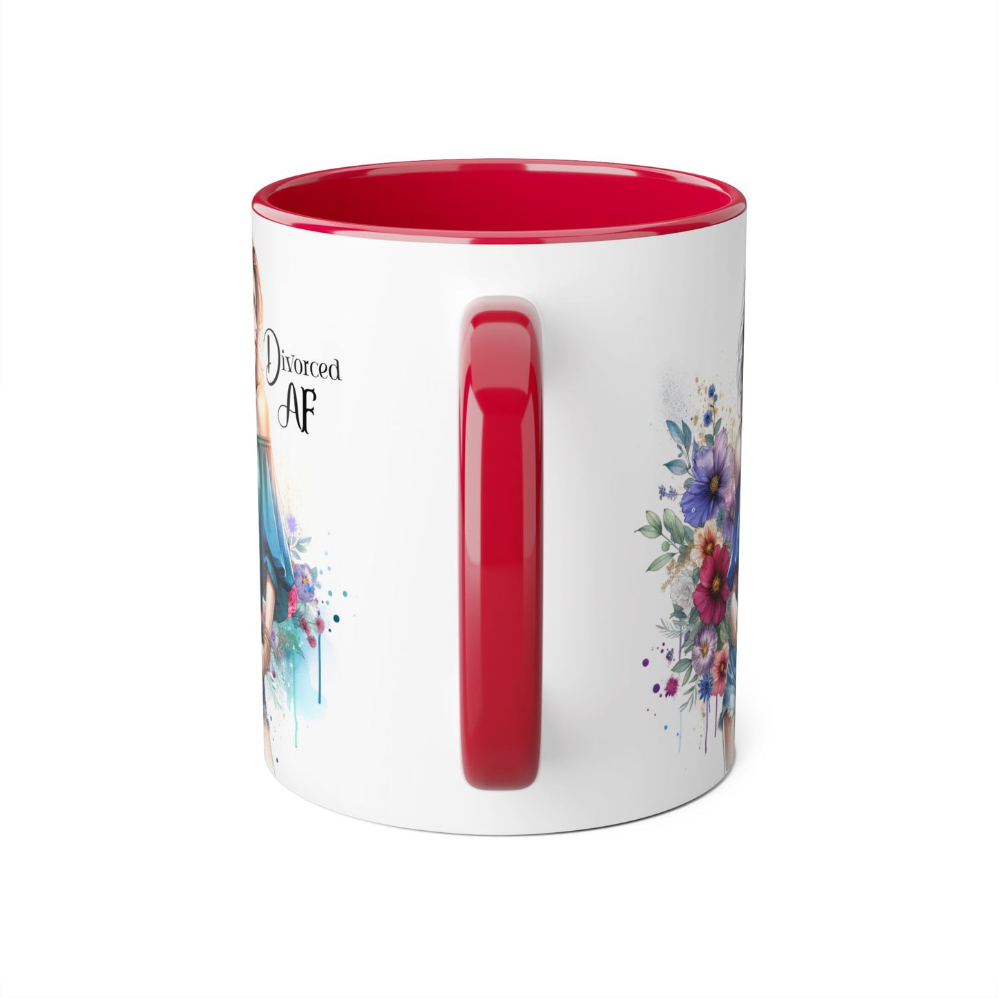 Divorced AF Accent Mug