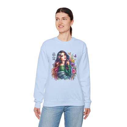 Lost You And Found Me Bohemian Floral Crewneck Sweatshirt, Cozy Graphic Sweatshirt, Gift for Her, Unique Art Pullover, Spring Fashion Crew