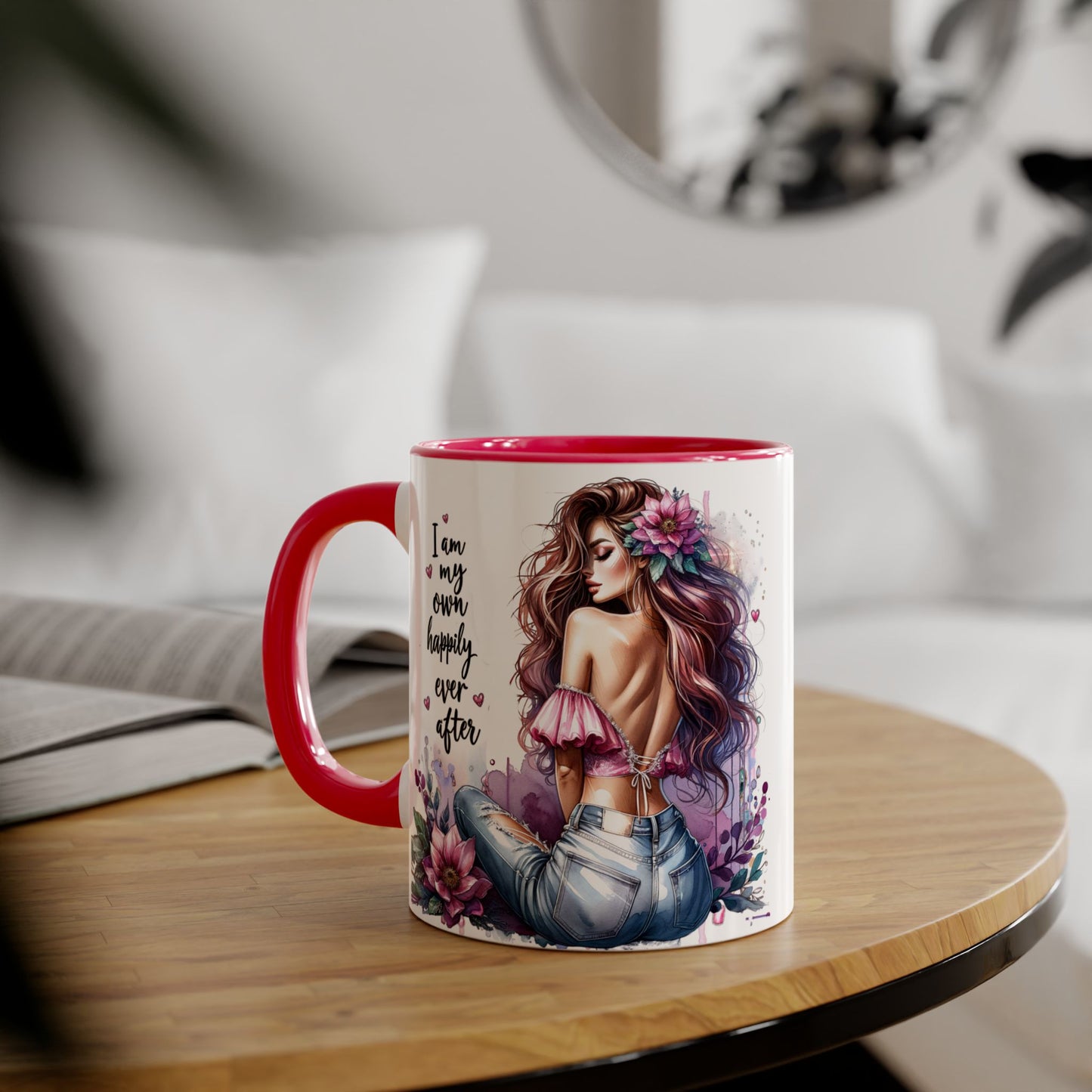 I Am My Own Happily Ever After Empowering Self-Love Accent Mug - 11oz