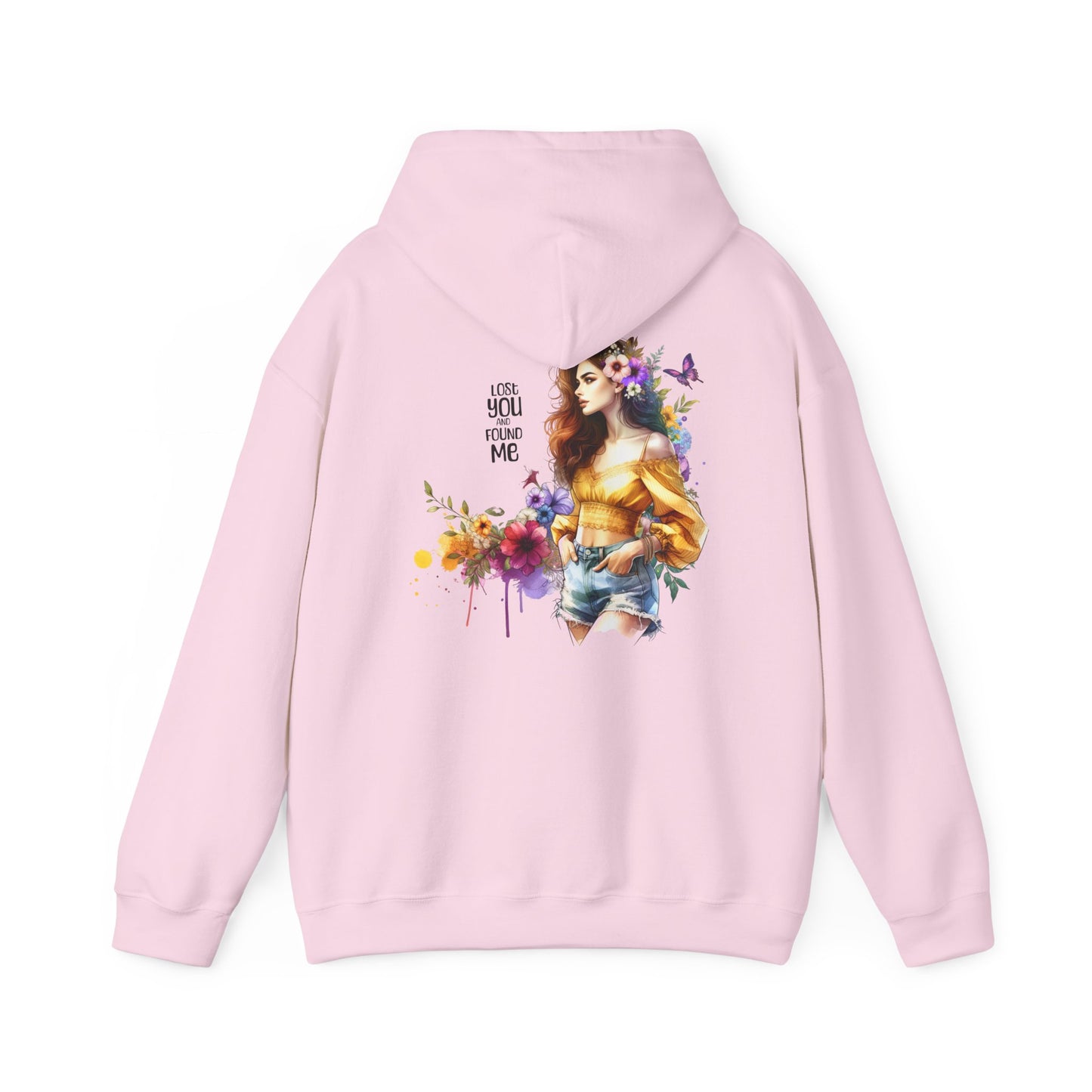 Breakup Hoodie - Unisex Hooded Sweatshirt Lost You and Found Me Design
