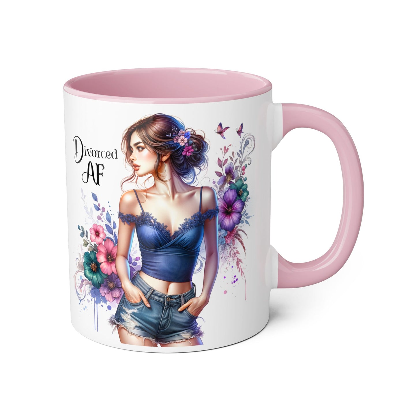 Mug - Divorced AF 11oz Accent Mug