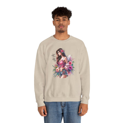 I Don`t  Make Mistakes, I Just Date Them Floral Fantasy Crewneck Sweatshirt, Boho Sweatshirt, Spring Fashion, Gift for Her, Cute Sweatshirt, Cozy Wear