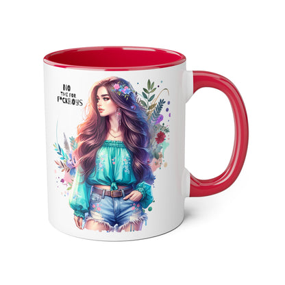 Funny Accent Mug - No Time For F*boys 11oz