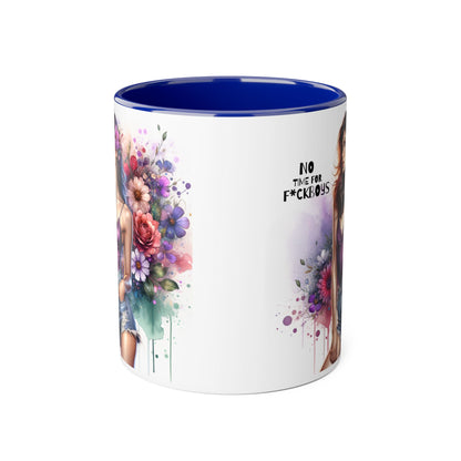 Funny Accent Mug - No Time For F*boys 11oz