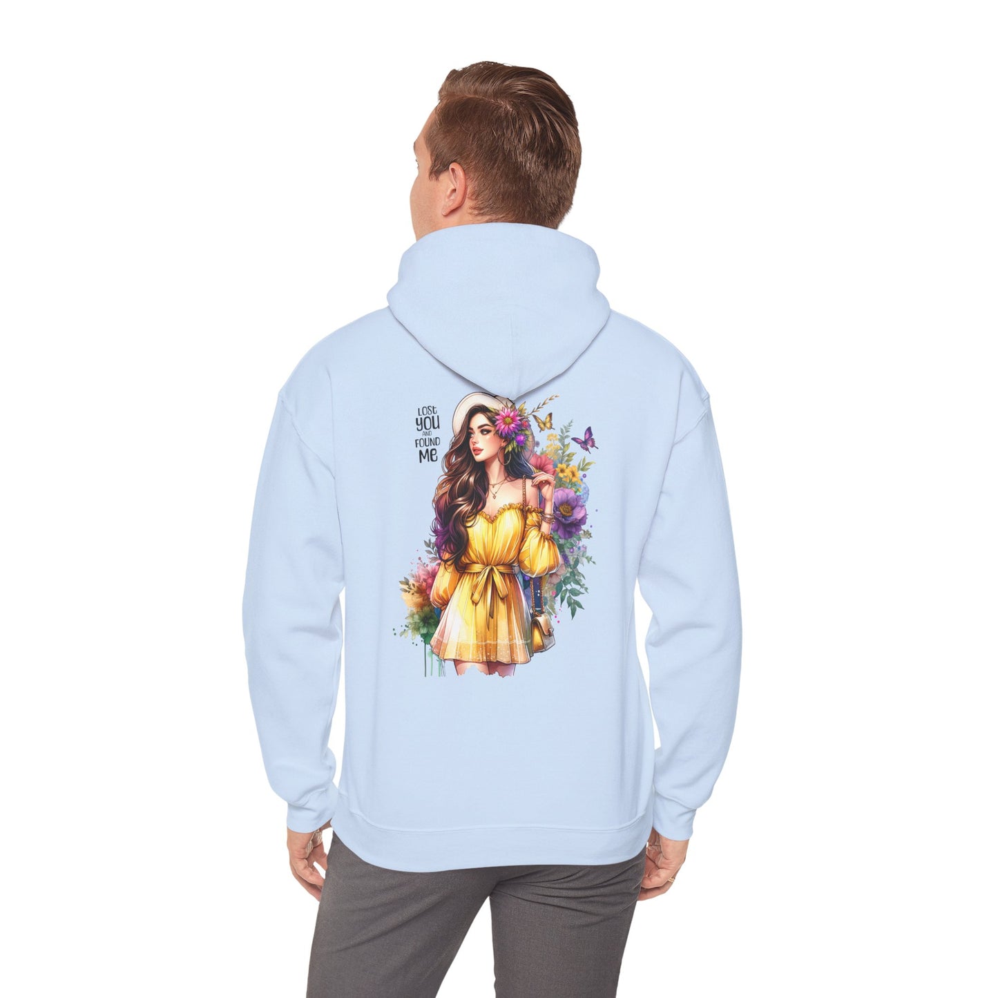 Breakup Hoodie - Unisex Hooded Sweatshirt Lost You and Found Me Design