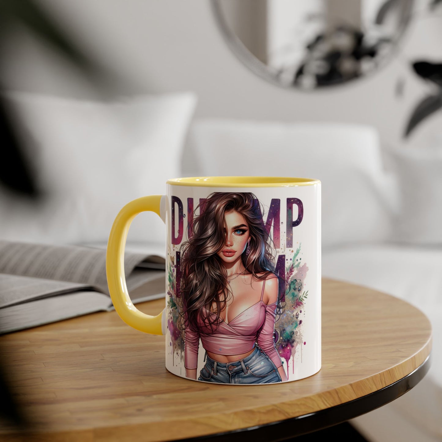 Dump Him Funny Accent Mug 11oz