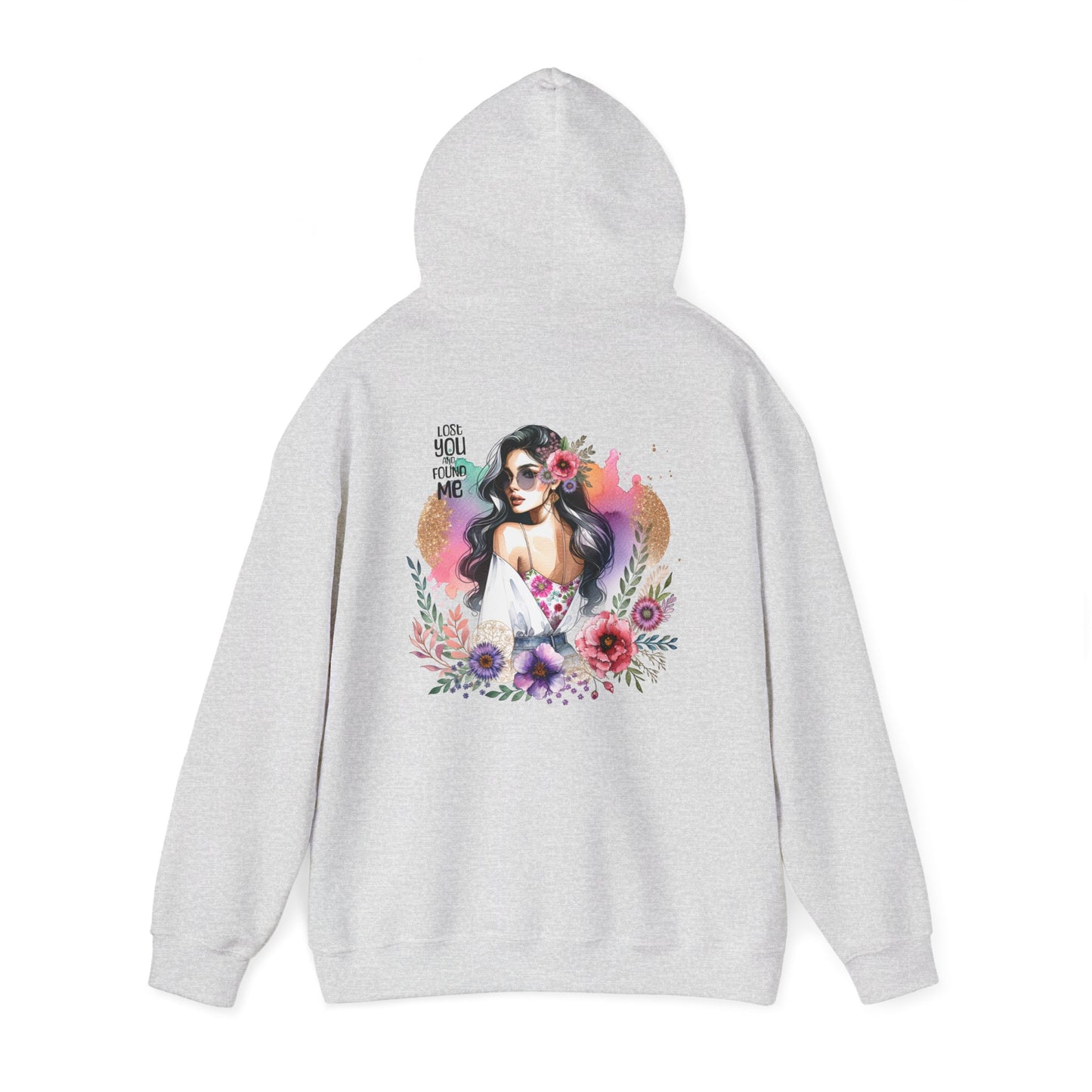 Breakup Hoodie - Unisex Hooded Sweatshirt Lost You and Found Me Design