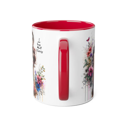 I Can Buy Myself Flowers Accent Mug, 11oz