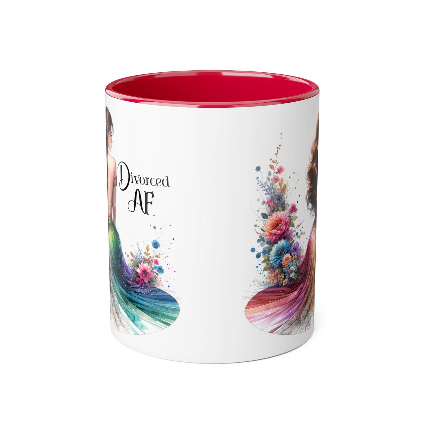 Divorce Celebration Mug, Colorful Accent Coffee Cup, Perfect Gift for Newly Divorced, Self-Care, Encouragement, Unique Coffee Lover Gift