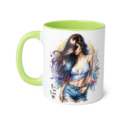 Vibrant Accent Mugs, 11oz with Artistic Design – Perfect for Coffee Lovers and Gift Occasions: Home Decor, Unique Gifts, Art Mugs, [...]