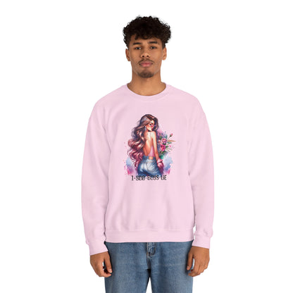 1-800-Boys-Lie Stylish Floral Graphic Sweatshirt, Cozy Crewneck Sweatshirt for Women, Gift for Her, Casual Fashion Top, Spring Wardrobe Essential