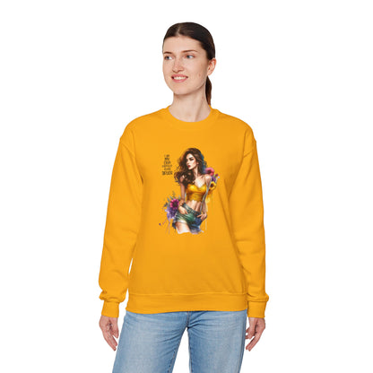I Am My Own Happily Ever After  Stylish Inspirational Crewneck Sweatshirt, Cozy Unisex Pullover, Art Print Sweatshirt, Gift for Her, Everyday Wear, Colorful Design