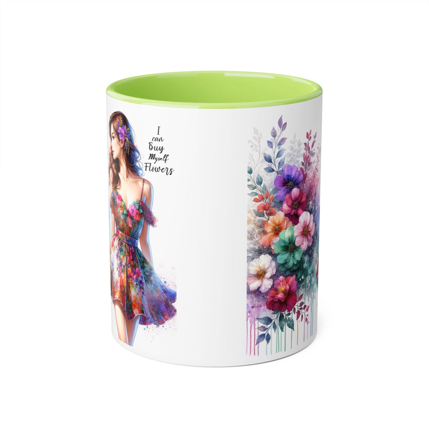 I Can Buy Myself Flowers Accent Mug, 11oz