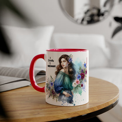 Survivor Accent Mug, Inspirational Gift Mug, Unique Art Coffee Cup, Self-Care Mug for Her, Perfect for Friendship, Recovery Gift