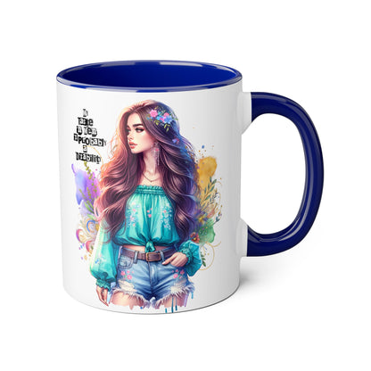 Funny Accent Mug - My Taste in Men is Probably a Disability Humor 11oz Cup