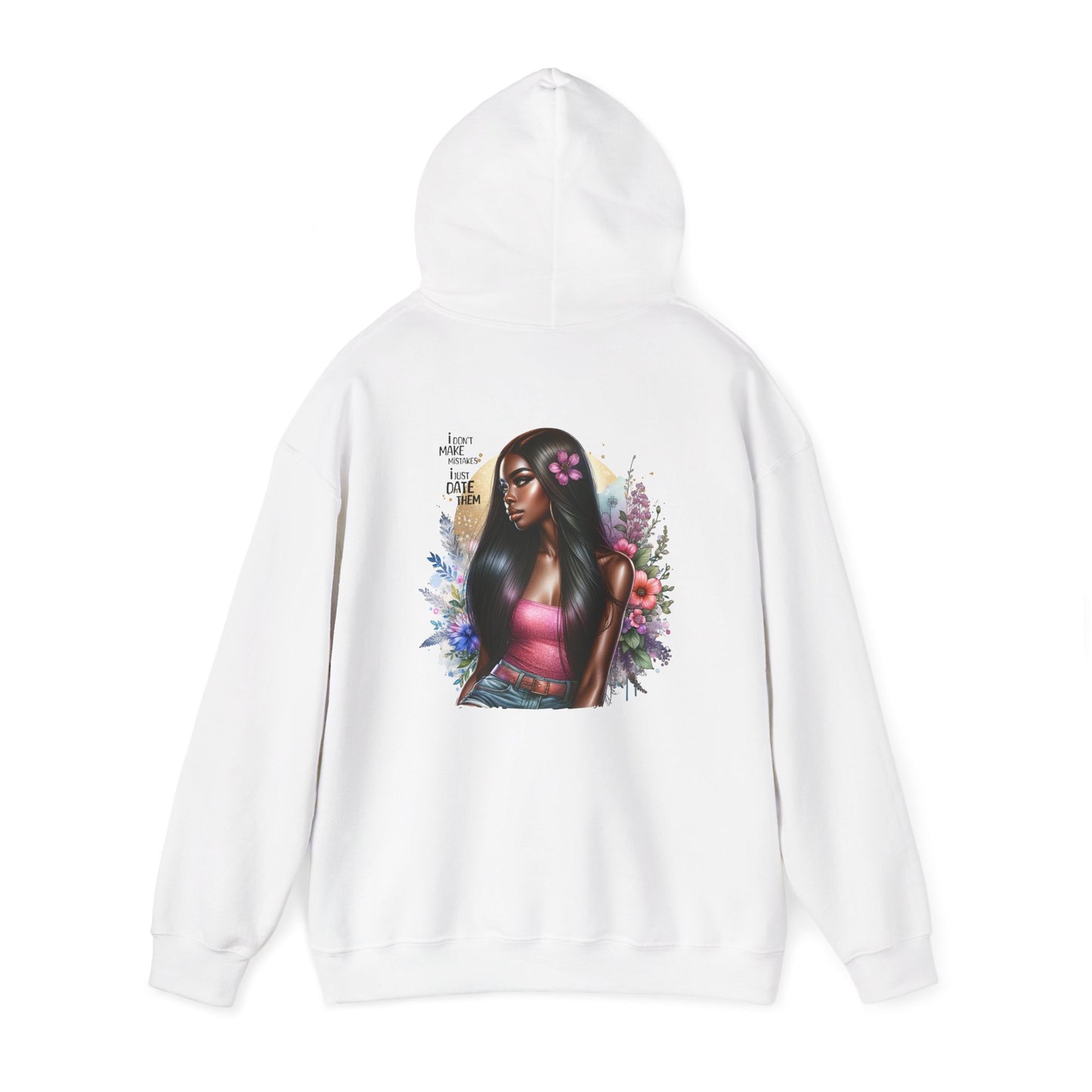 I Don`t  Make Mistakes, I Just Date Them Vibrant Art Hoodie - Unisex Heavy Blend™, Cozy Fashion, Gift for Her, Spring Vibes, Casual Streetwear, Perfect for Holidays