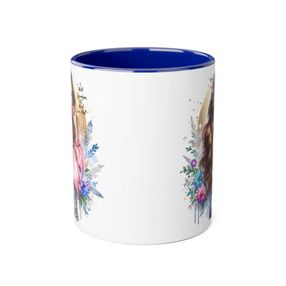 I Hold Grudges, I'll Heal in Hell Stylish Accent Mug, Floral Coffee Cup, Gift for Her, Tea Time Essentials, Boho Chic Mug, Perfect for Birthdays, Casual Everyday Use
