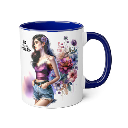 Funny Accent Mug - No Time For F*boys 11oz