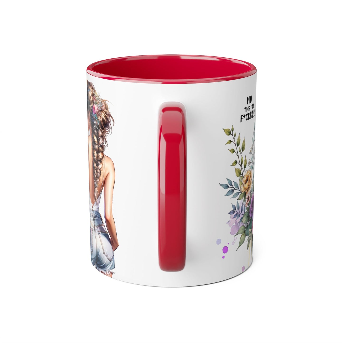 Funny Accent Mug - No Time For F*boys 11oz
