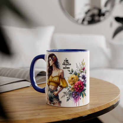 Funny Accent Mug - My Taste in Men is Probably a Disability Humor 11oz Cup