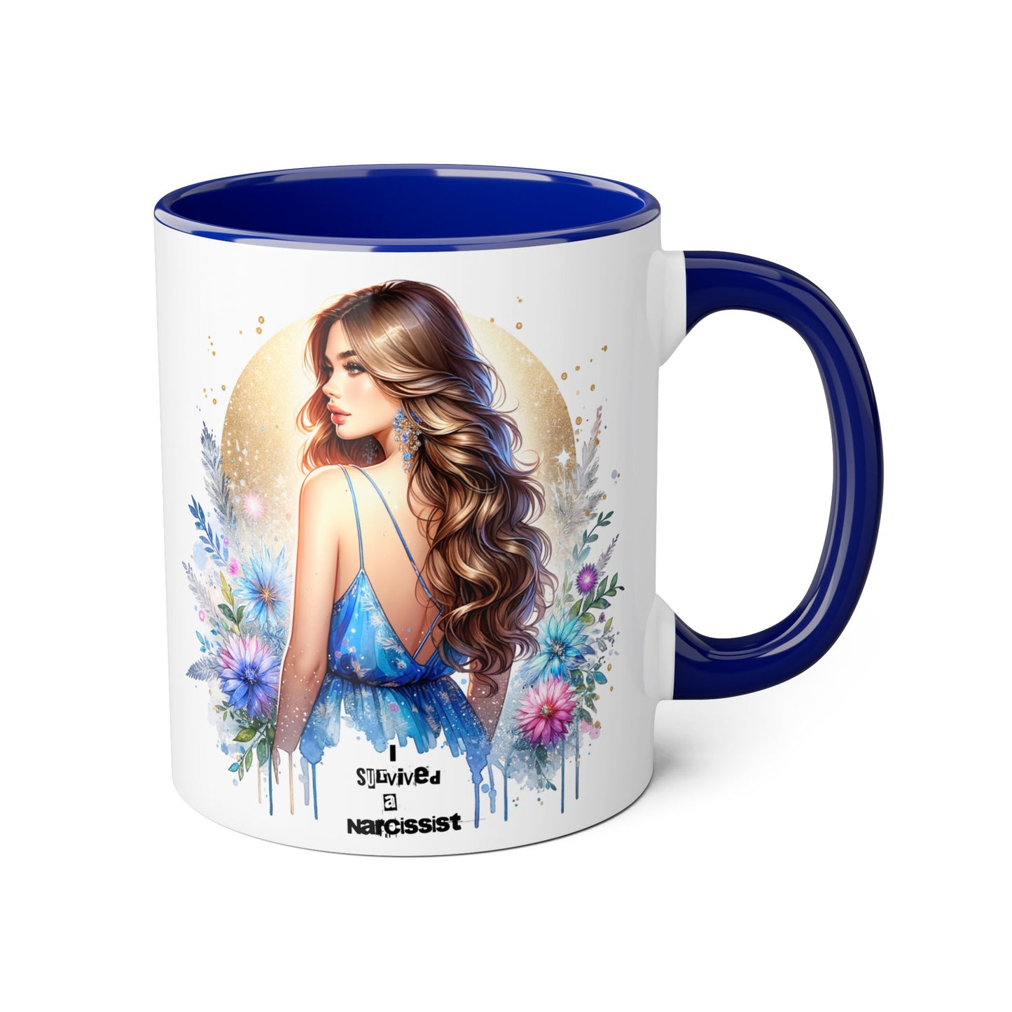 Floral Accent Mugs, 11oz - Beautiful Gift for Coffee Lovers, Perfect for Birthdays, Mother’s Day, or Just Because