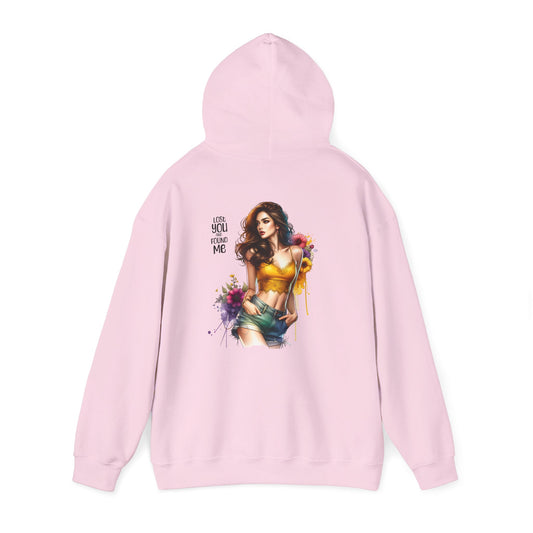 Breakup Hoodie - Unisex Hooded Sweatshirt Lost You and Found Me Design